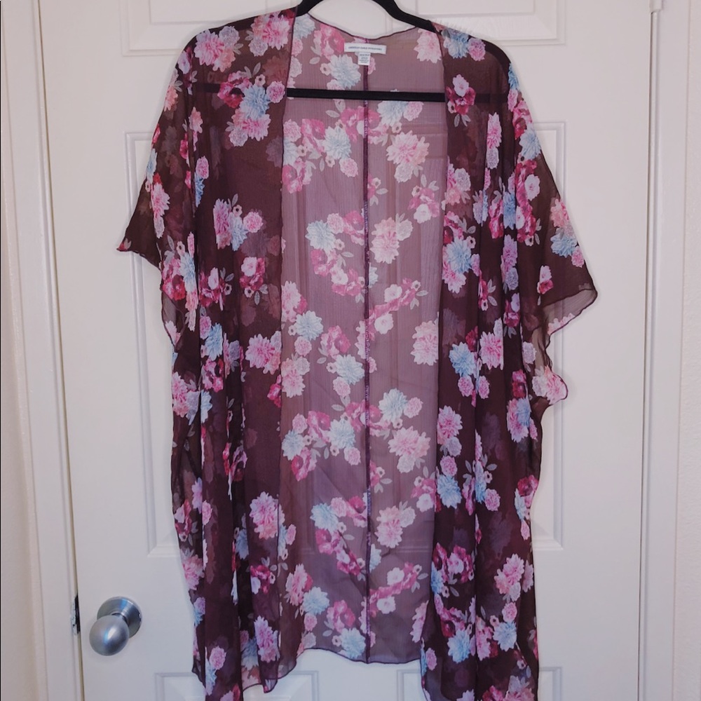 floral cardigan
